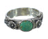 Southwest Genuine Sterling Silver Turquoise Flower Ring Size 8-1/2 YX91624